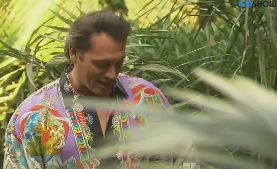 Erotic Adventure Curly Hair Babe in a Garden Orgasm